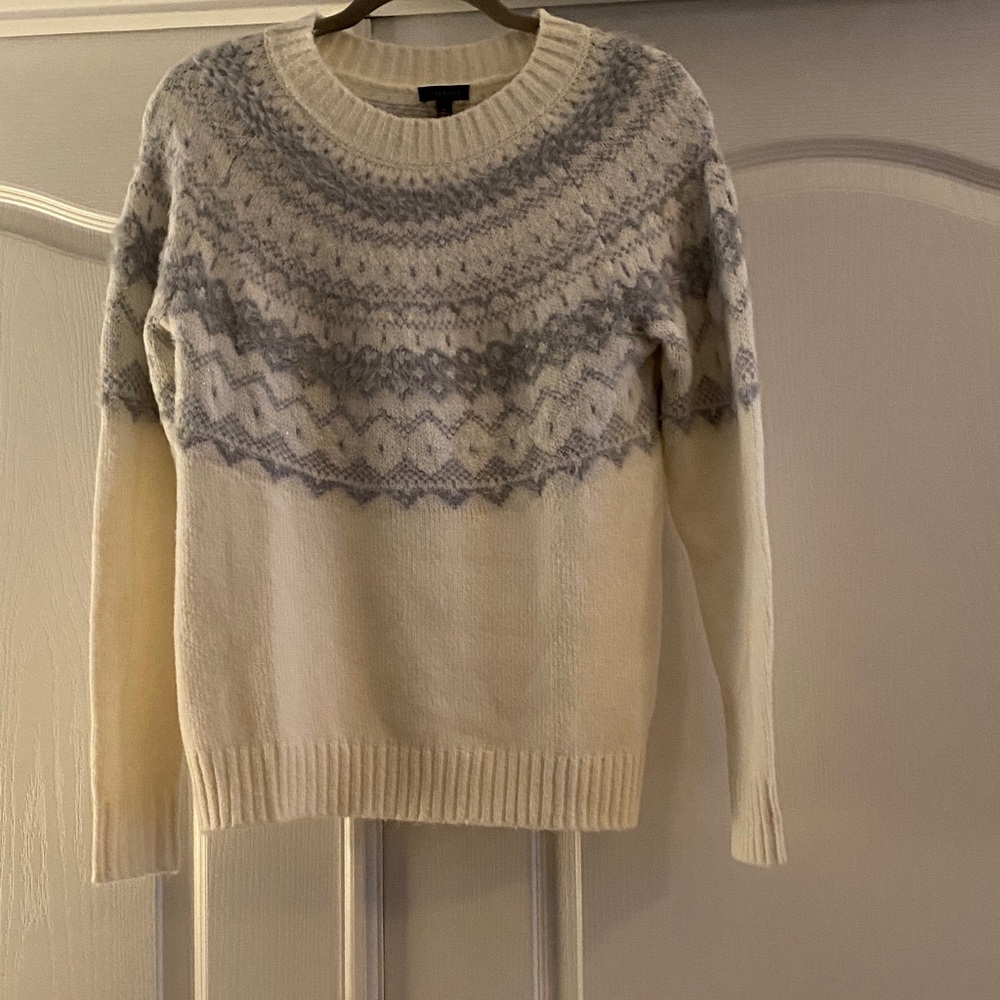 Talbots Cream Knit Sweater
